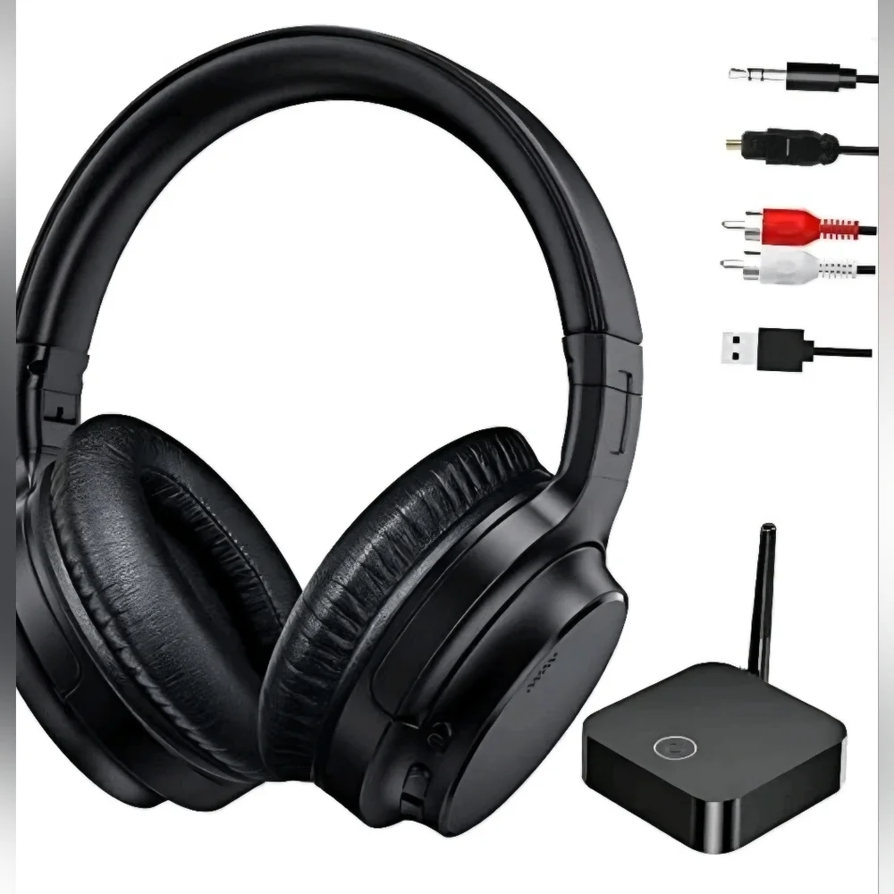 Digital Wireless TV Headphones - Black New Without Tags, Have Box